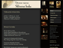 Tablet Screenshot of cajovna-sklenenka.com